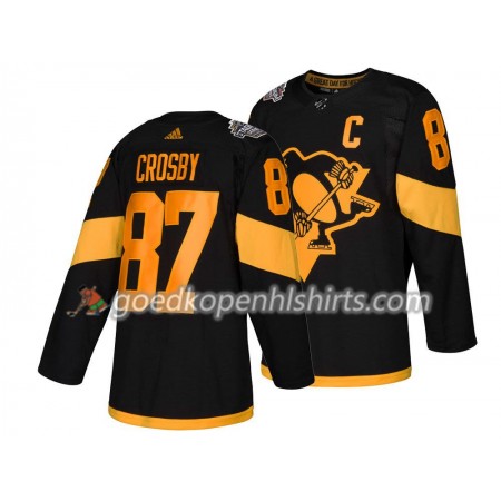 Pittsburgh Penguins Sidney Crosby 87 Adidas 2019 Stadium Series Authentic Shirt - Mannen